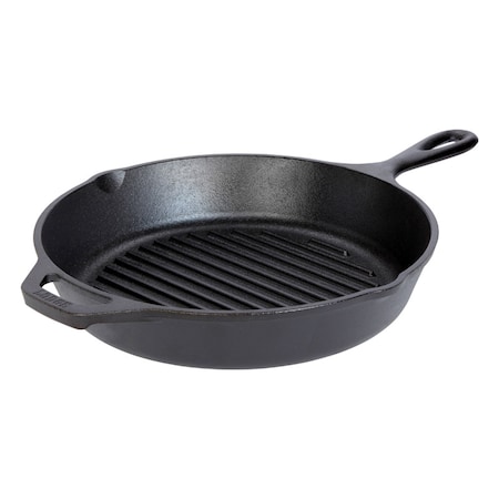 Lodge Lodge Cast Iron Grill Pan 10-1/4 in. Black L8GP3